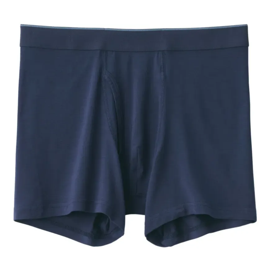 Men's Lyocell Blend Front Open Boxer Briefs