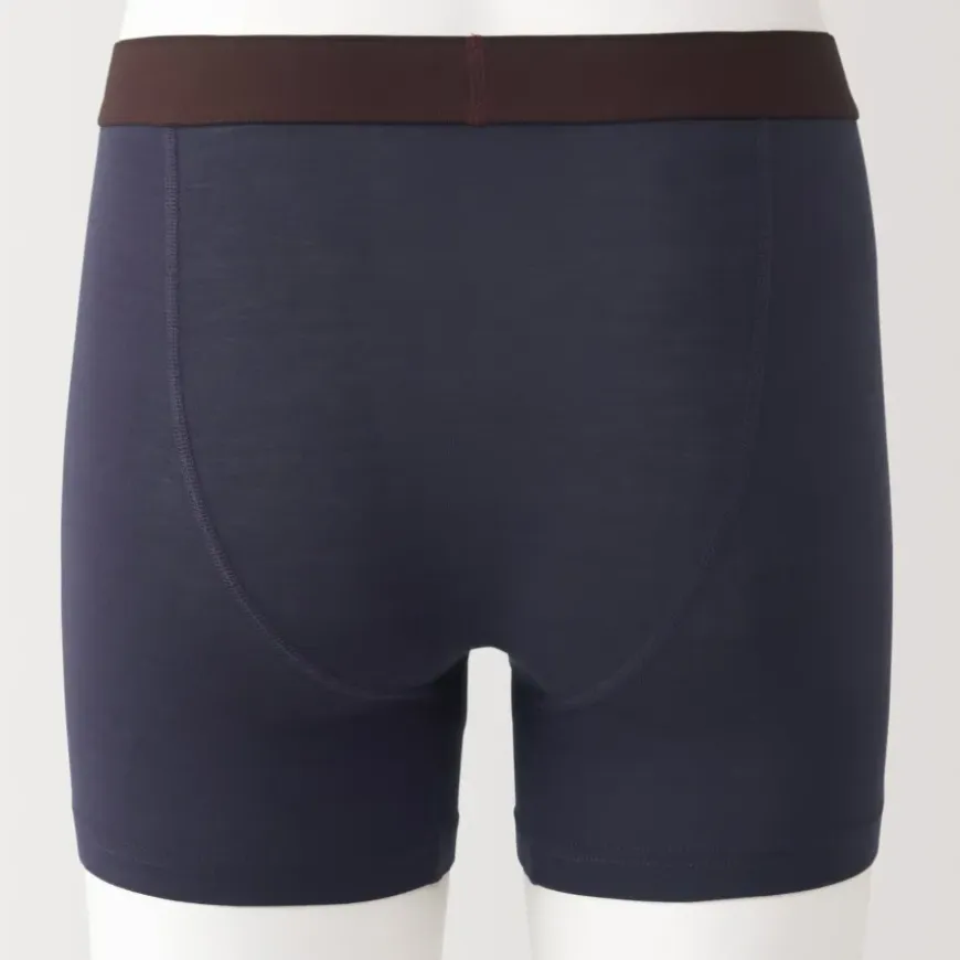 Men's Lyocell Blend Front Open Boxer Briefs