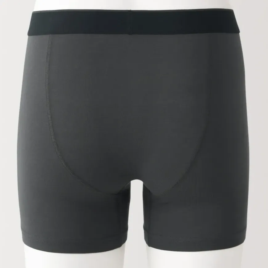 Men's Lyocell Blend Front Open Boxer Briefs