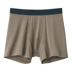Men's Lyocell Blend Front Open Boxer Briefs