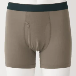 Men's Lyocell Blend Front Open Boxer Briefs