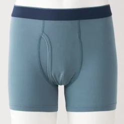 Men's Lyocell Blend Front Open Boxer Briefs
