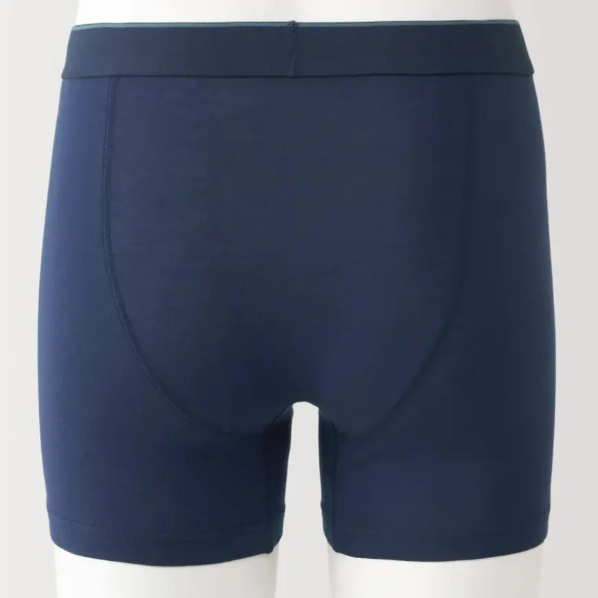 Men's Lyocell Blend Front Open Boxer Briefs