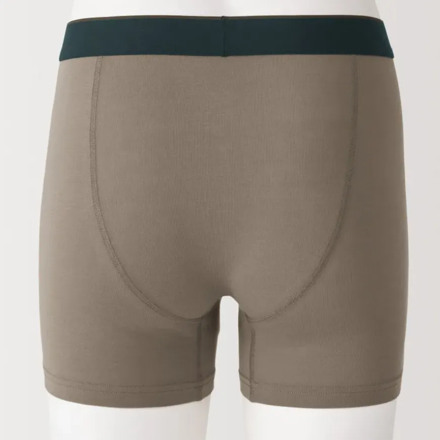 Men's Lyocell Blend Front Open Boxer Briefs