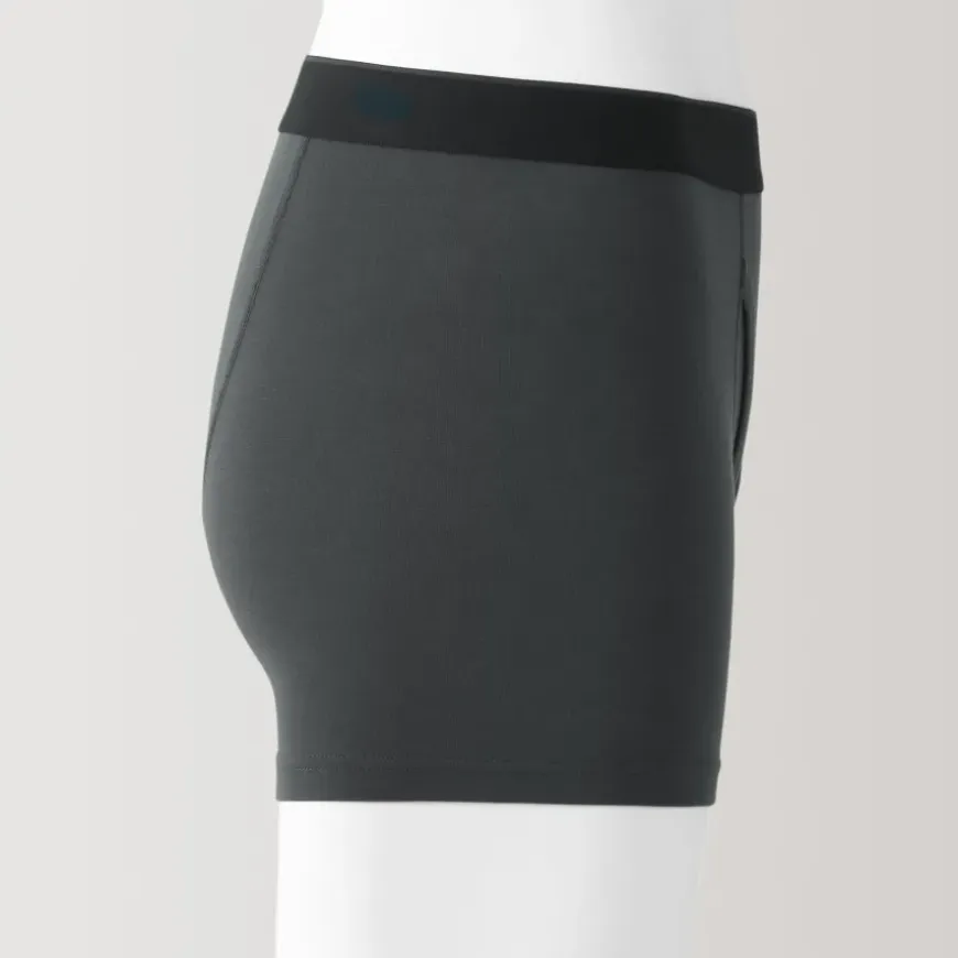 Men's Lyocell Blend Front Open Boxer Briefs
