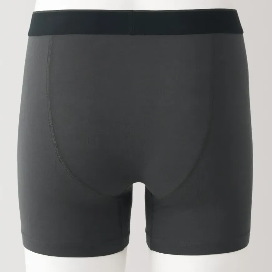 Men's Lyocell Blend Front Open Boxer Briefs