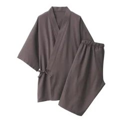 Men's Lyocell Blend Waffle Weave Jinbei Loungewear Set
