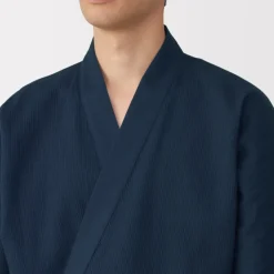 Men's Lyocell Blend Waffle Weave Jinbei Loungewear Set