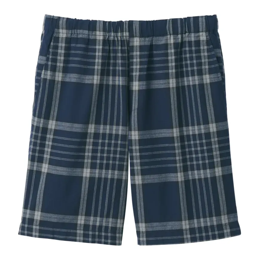 Men's Madras Check Easy Shorts