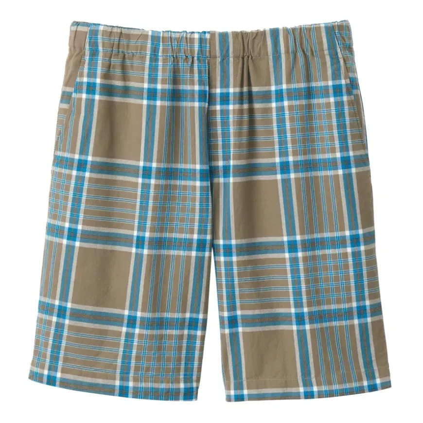 Men's Madras Check Easy Shorts