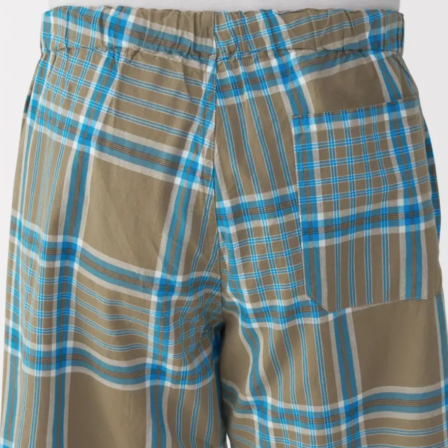 Men's Madras Check Easy Shorts