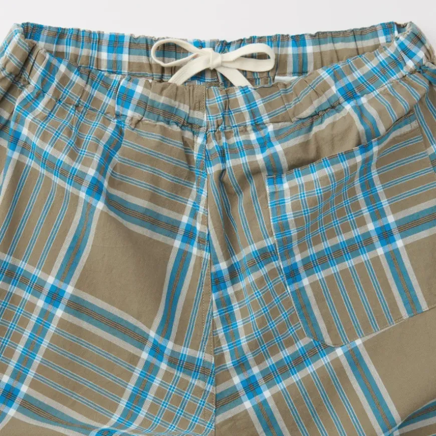 Men's Madras Check Easy Shorts