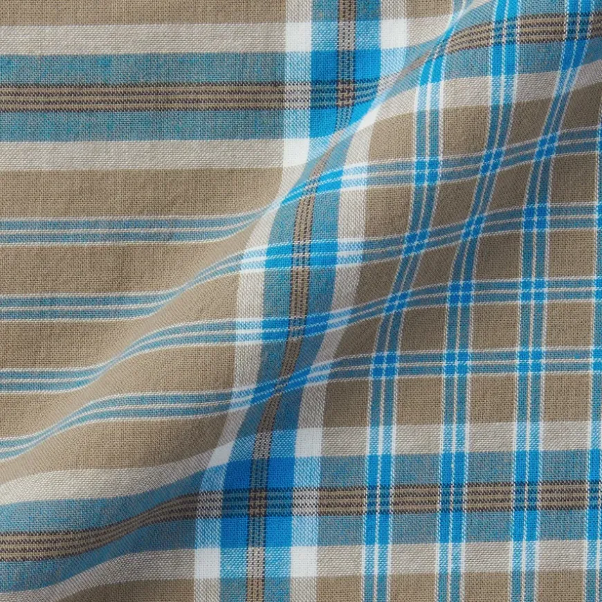 Men's Madras Check Easy Shorts