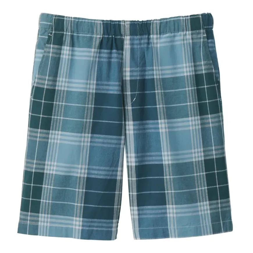 Men's Madras Check Easy Shorts
