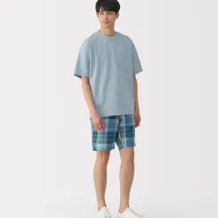 Men's Madras Check Easy Shorts