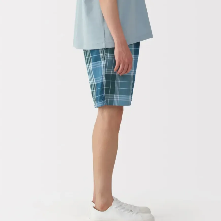 Men's Madras Check Easy Shorts