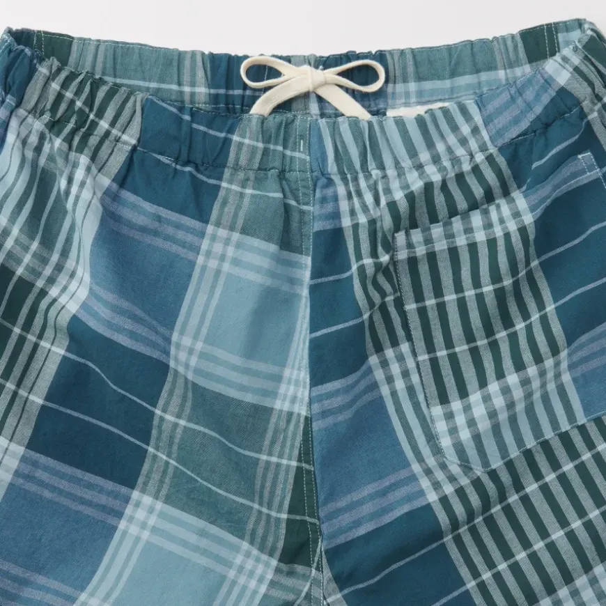 Men's Madras Check Easy Shorts