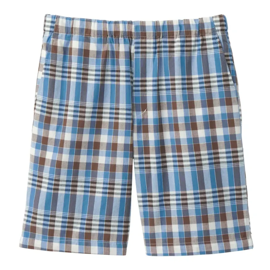 Men's Madras Check Easy Shorts