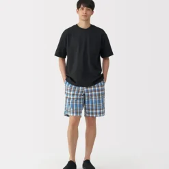 Men's Madras Check Easy Shorts