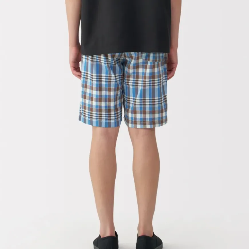 Men's Madras Check Easy Shorts