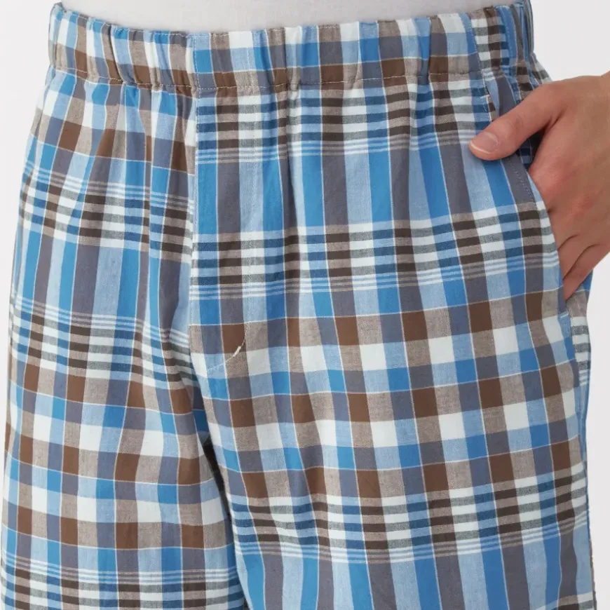 Men's Madras Check Easy Shorts
