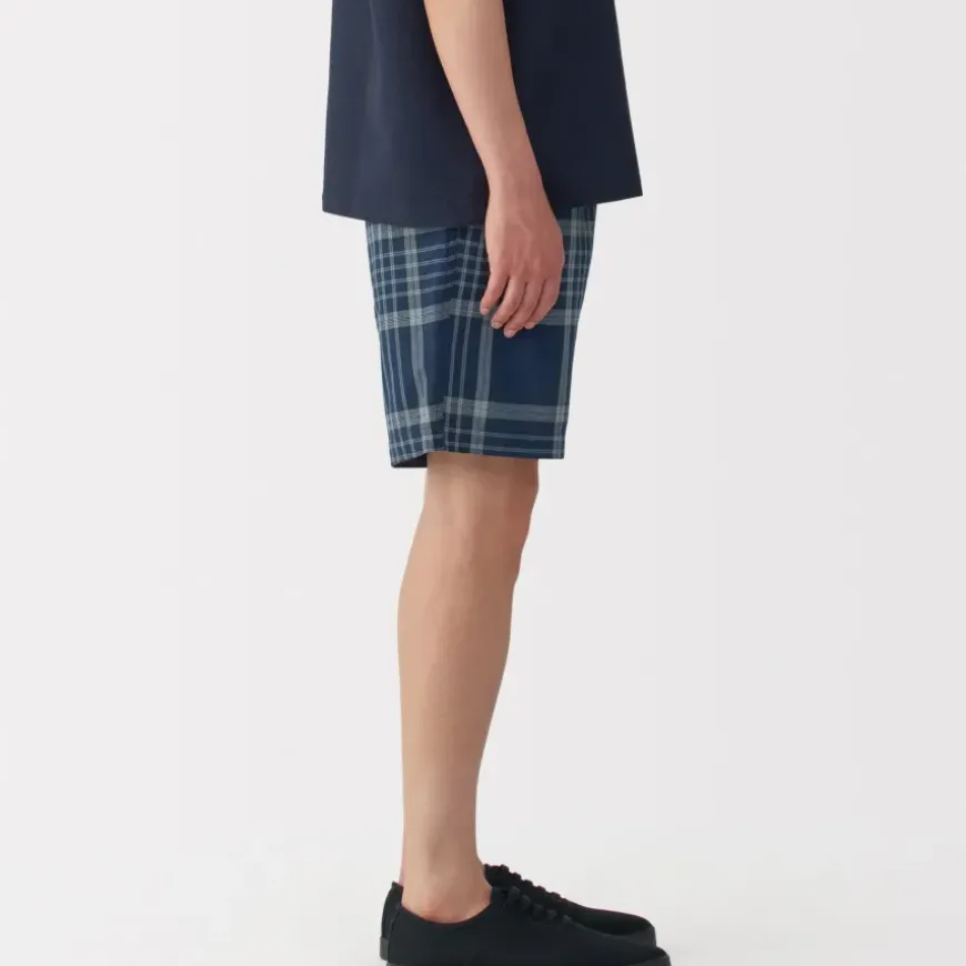 Men's Madras Check Easy Shorts