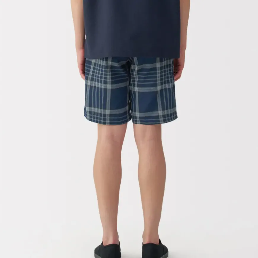 Men's Madras Check Easy Shorts