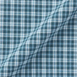 Men's Madras Check Open Collar Short Sleeve Shirt