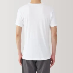 Men's Moisture-Wicking Cotton V-Neck Short Sleeve T-Shirt