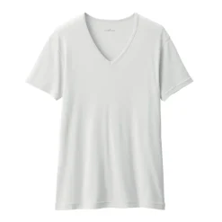 Men's Moisture-Wicking Cotton V-Neck Short Sleeve T-Shirt