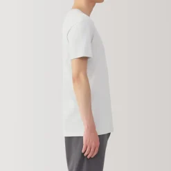 Men's Moisture-Wicking Cotton V-Neck Short Sleeve T-Shirt