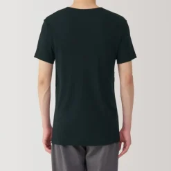 Men's Moisture-Wicking Cotton V-Neck Short Sleeve T-Shirt