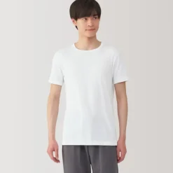 Men's Moisture-Wicking Cotton Crew Neck Short Sleeve T-Shirt