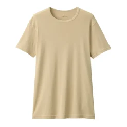 Men's Moisture-Wicking Cotton Crew Neck Short Sleeve T-Shirt