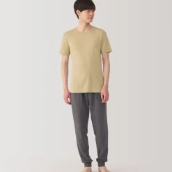 Men's Moisture-Wicking Cotton Crew Neck Short Sleeve T-Shirt