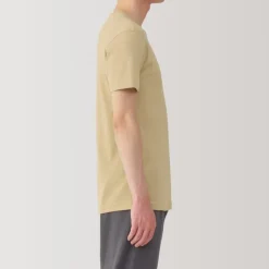 Men's Moisture-Wicking Cotton Crew Neck Short Sleeve T-Shirt