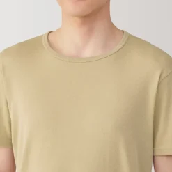 Men's Moisture-Wicking Cotton Crew Neck Short Sleeve T-Shirt