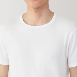 Men's Moisture-Wicking Cotton Crew Neck Short Sleeve T-Shirt