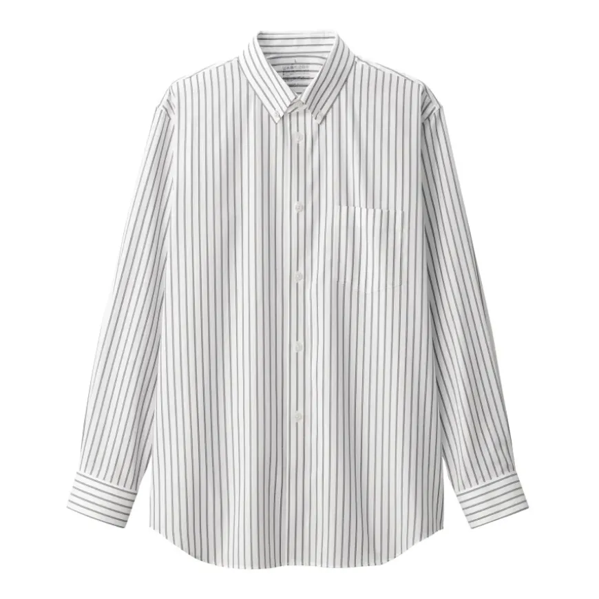 Men's Non-Iron Button Down Striped Shirt