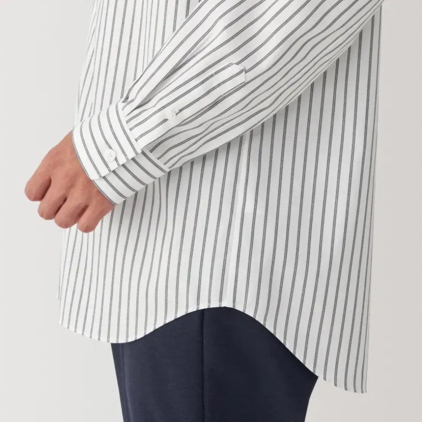 Men's Non-Iron Button Down Striped Shirt