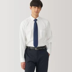 Men's Non-Iron Semi Wide Collar Shirt