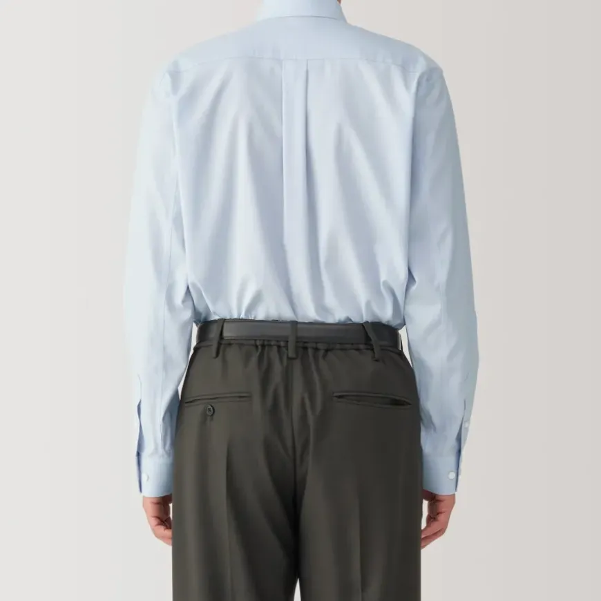Men's Non-Iron Semi Wide Collar Shirt