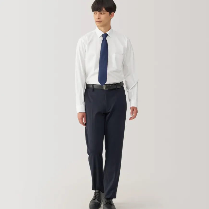 Men's Non-Iron Semi Wide Collar Shirt