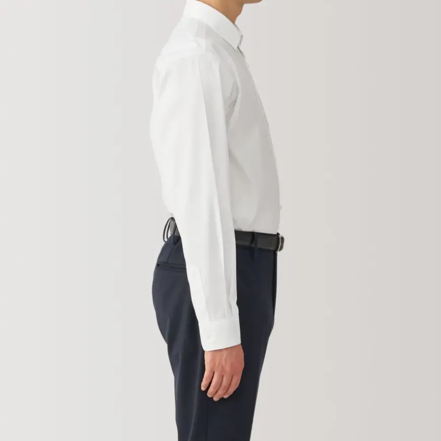 Men's Non-Iron Semi Wide Collar Shirt