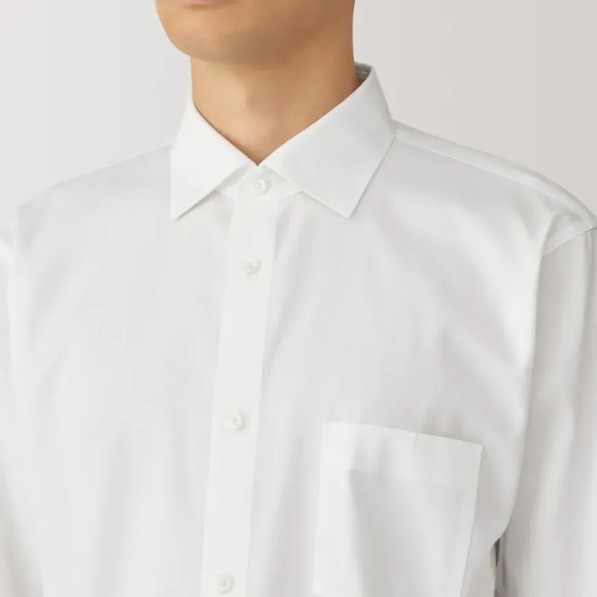 Men's Non-Iron Semi Wide Collar Shirt