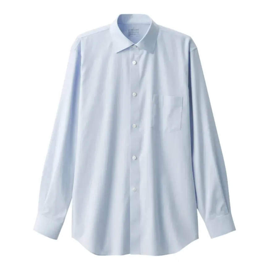 Men's Non-Iron Semi Wide Collar Shirt