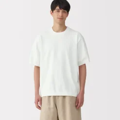 Men's Quick Dry Crew Neck Short Sleeve Knit T-Shirt