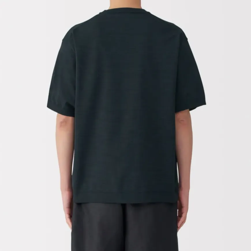 Men's Quick Dry Crew Neck Short Sleeve Knit T-Shirt