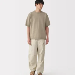 Men's Quick Dry Crew Neck Short Sleeve Knit T-Shirt