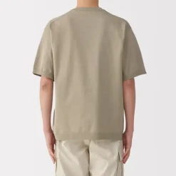 Men's Quick Dry Crew Neck Short Sleeve Knit T-Shirt
